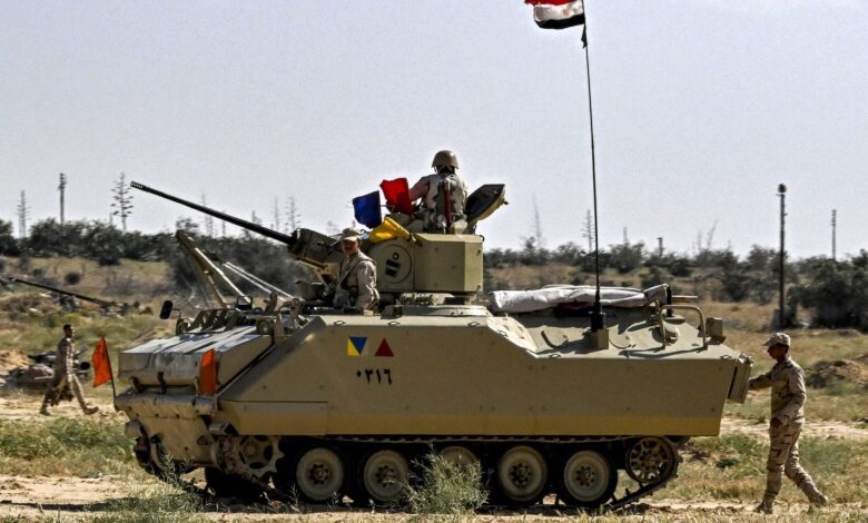مقتل جندي مصري