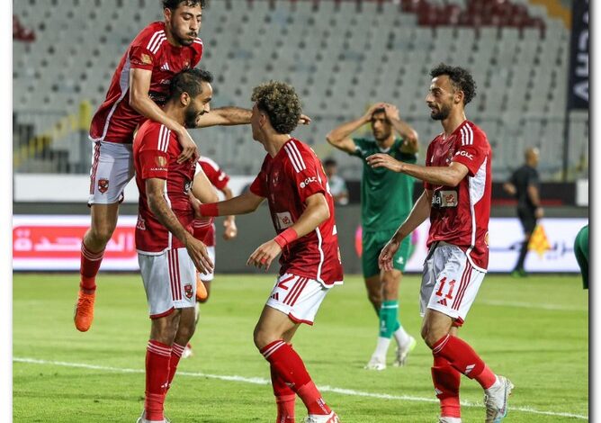 الأهلي يفوز على الاتحاد السكندري