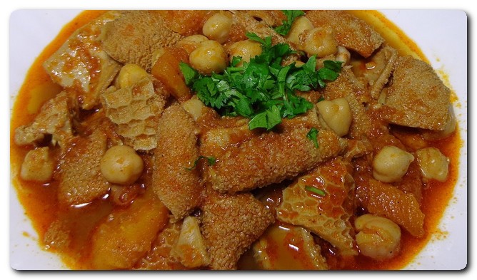 طهي الكرشة