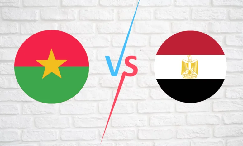 مباراة مصر وبوركينا فاسو