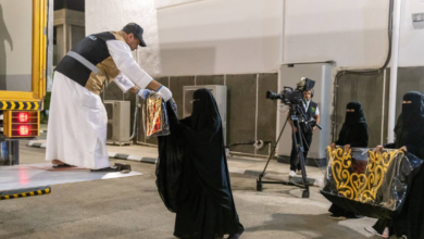 مراسم تغيير كسوة الكعبة
