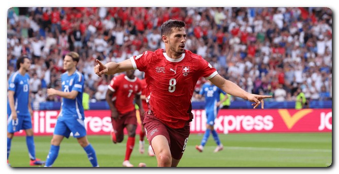 سويسرا تواصل المفاجآت وتتأهل إلى ربع نهائي كأس أمم أوروبا 2024 إنجلترا وسويسرا