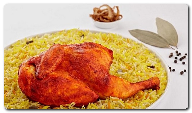 مكونات عمل الفرخة المندي الكاملة في المنزل مثل المطاعم الفراخ