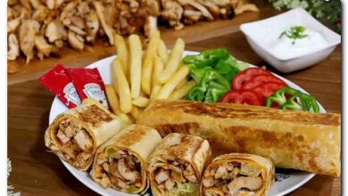 شاورما فراخ سوري بالبيت