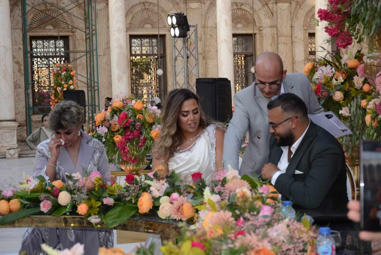 عقد قران ابنة مفيدة شيحة