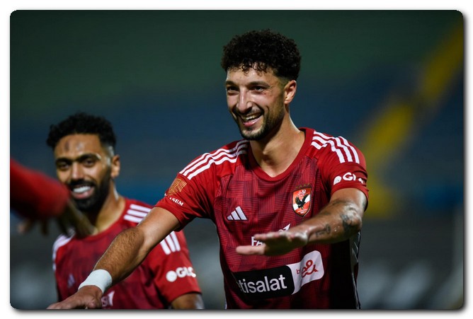 مهاجم الأهلي يتفوق على جميع هدافين الدوري المصري 2023-2024 وسام أبو علي
