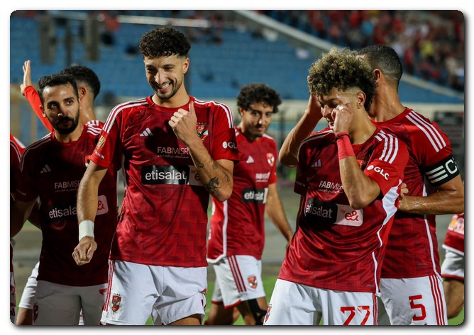 الأهلي يمطر شباك المقاولون برباعية نظيفة