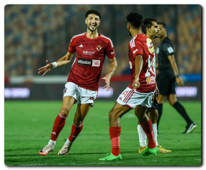 وسام أبو علي يتفوق على جميع منافسيه على لقب هداف الدوري المصري وسام أبو علي
