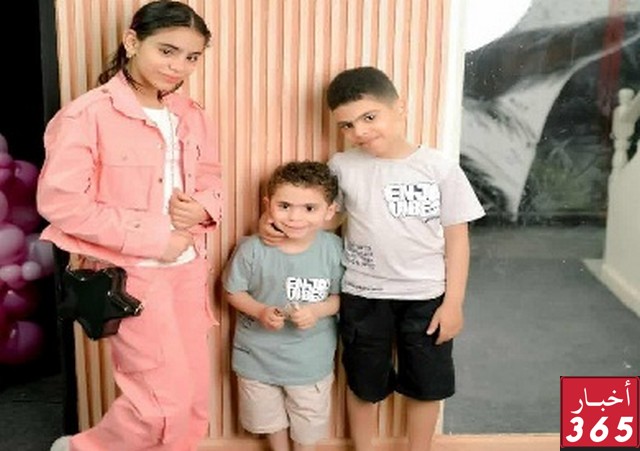 قاتل أولاده الثلاثة