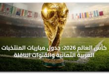 أولى مباريات المنتخبات العربية
