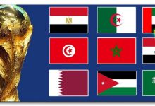 المنتخبات العربية المشاركة في كأس العالم