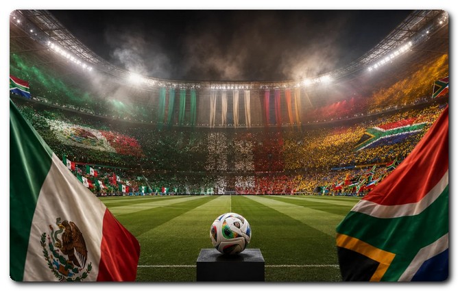 مباراة المكسيك وجنوب إفريقيا