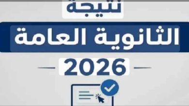 نتيجة الثانوية العامة ٢٠٢٦